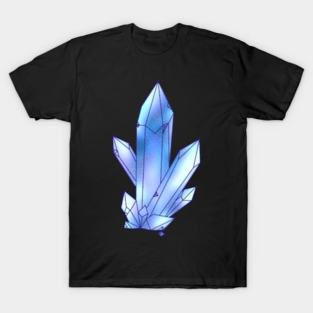 Crystal Cluster T-Shirt by BWolfDraws